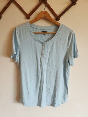 Two Blind Brothers Henly Short Sleeve Tee Soft Baby Blue Large